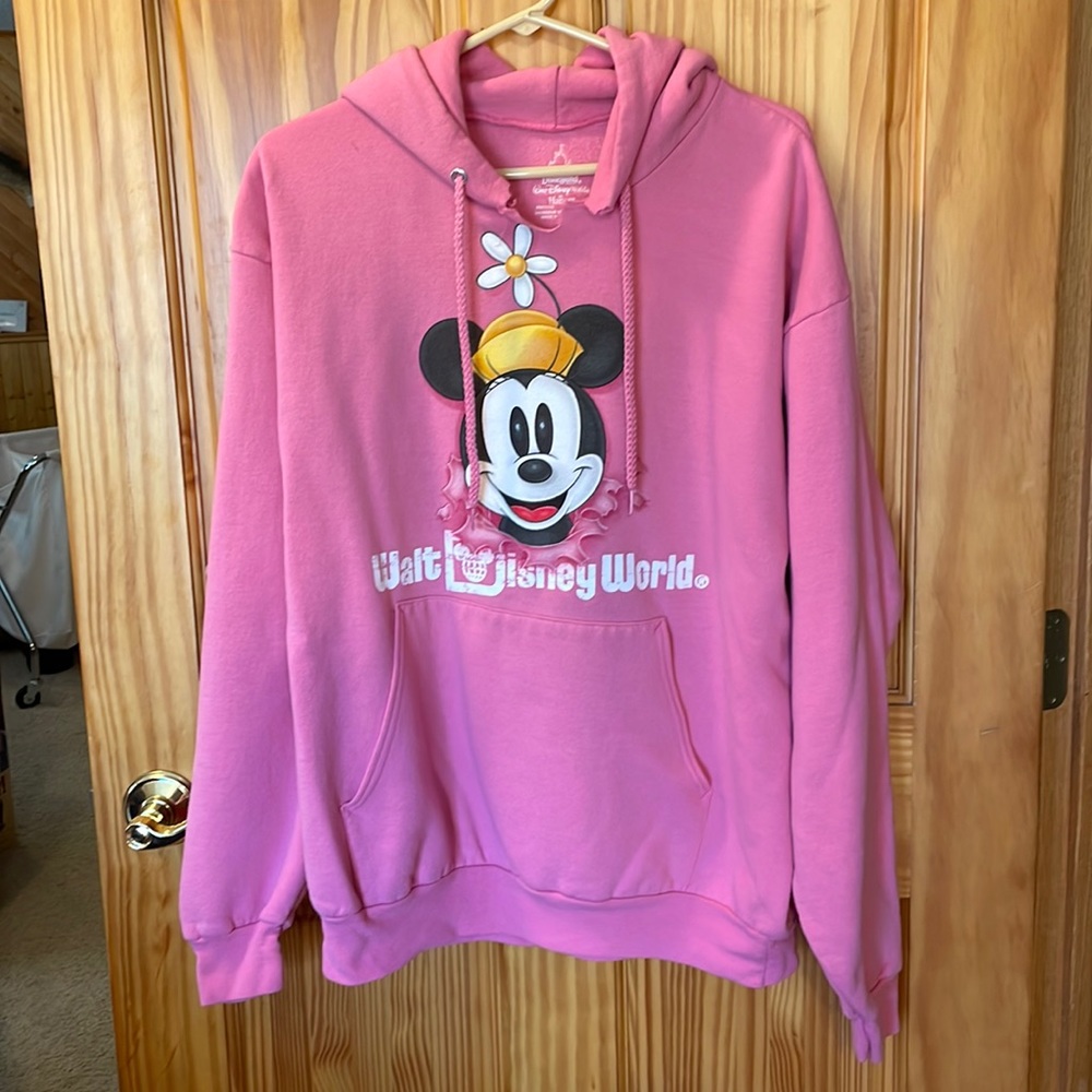 Pink Walt Disney World Minnie hoodie